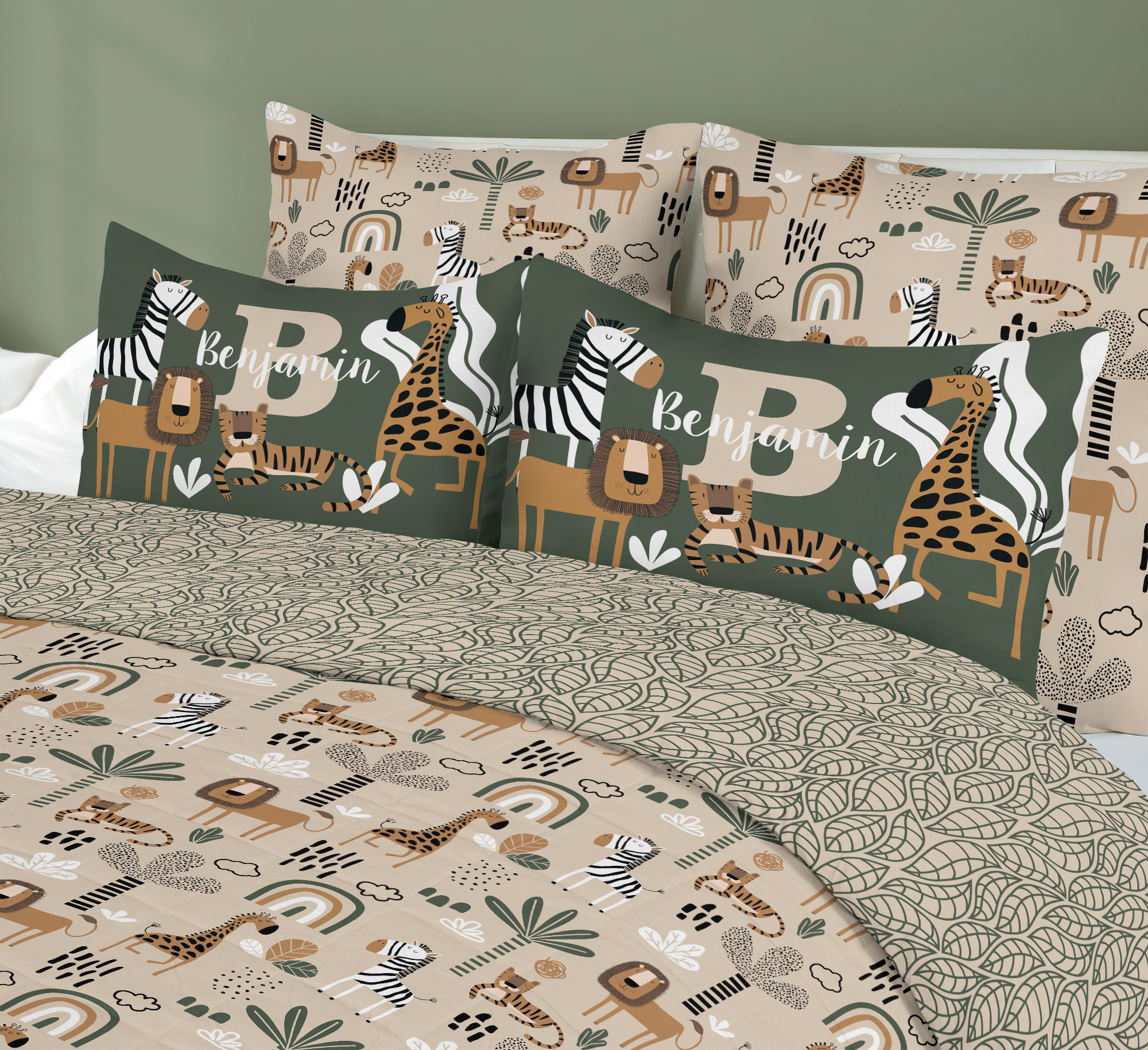 Mod Safari Kids Bedding Set – Kiki Jack - Main Image