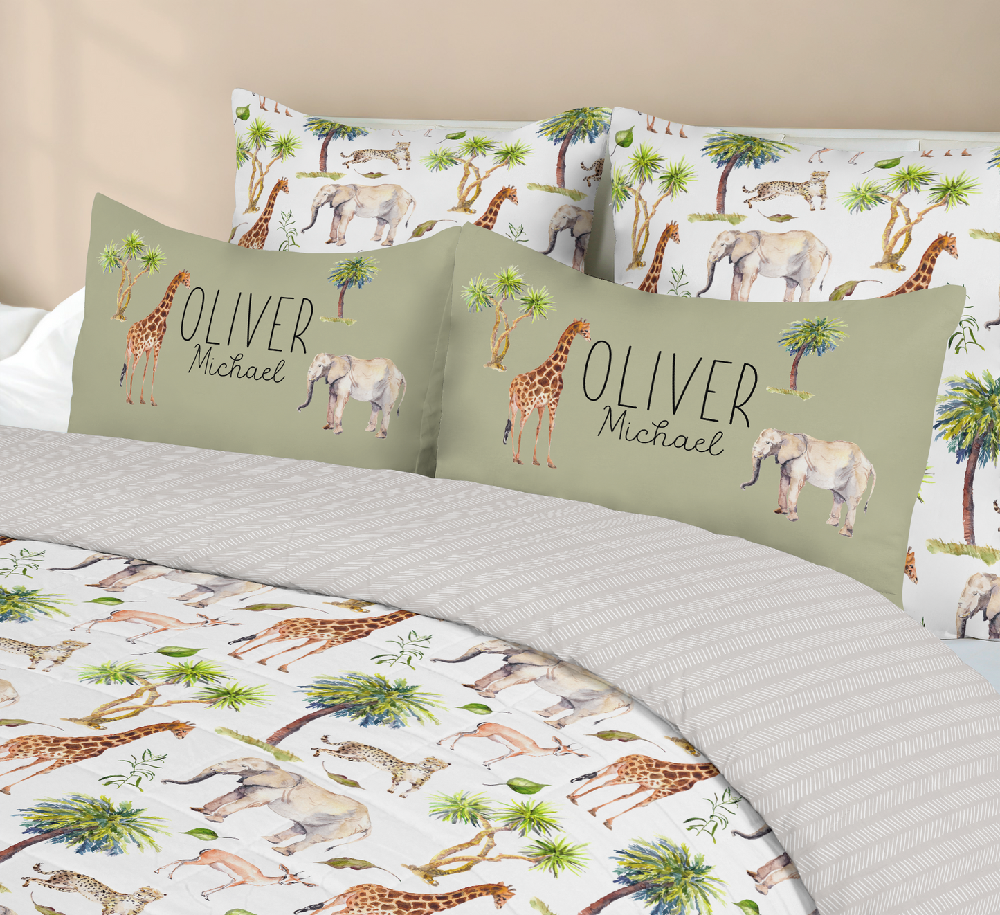 On Safari | Kids Bedding Set