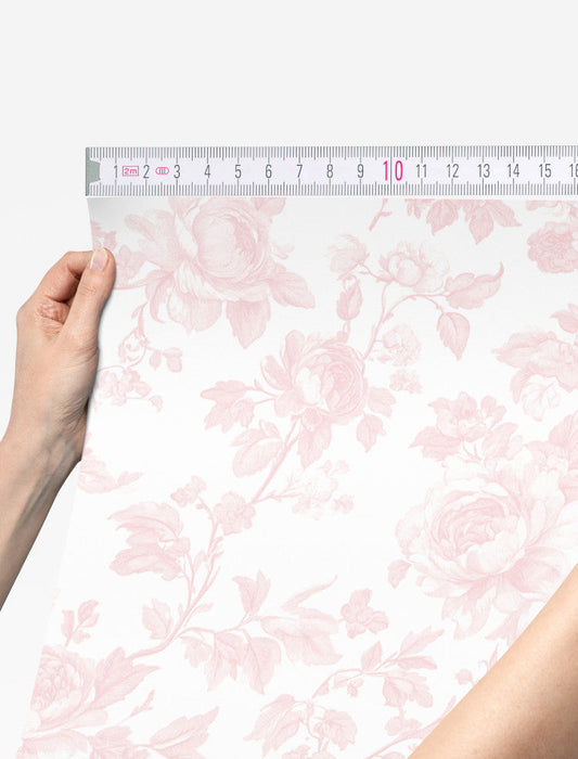 Fancy Bow Toile | Peel & Stick Wallpaper