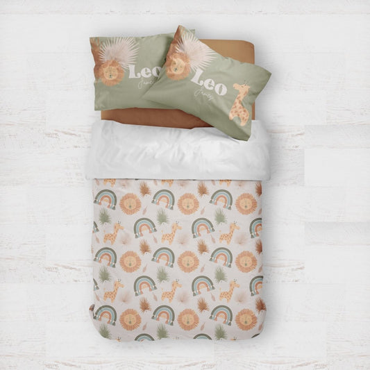 Boho Jungle Kids Bedding Set (Comforter or Duvet Cover) - Boho Jungle, gender_boy, gender_neutral