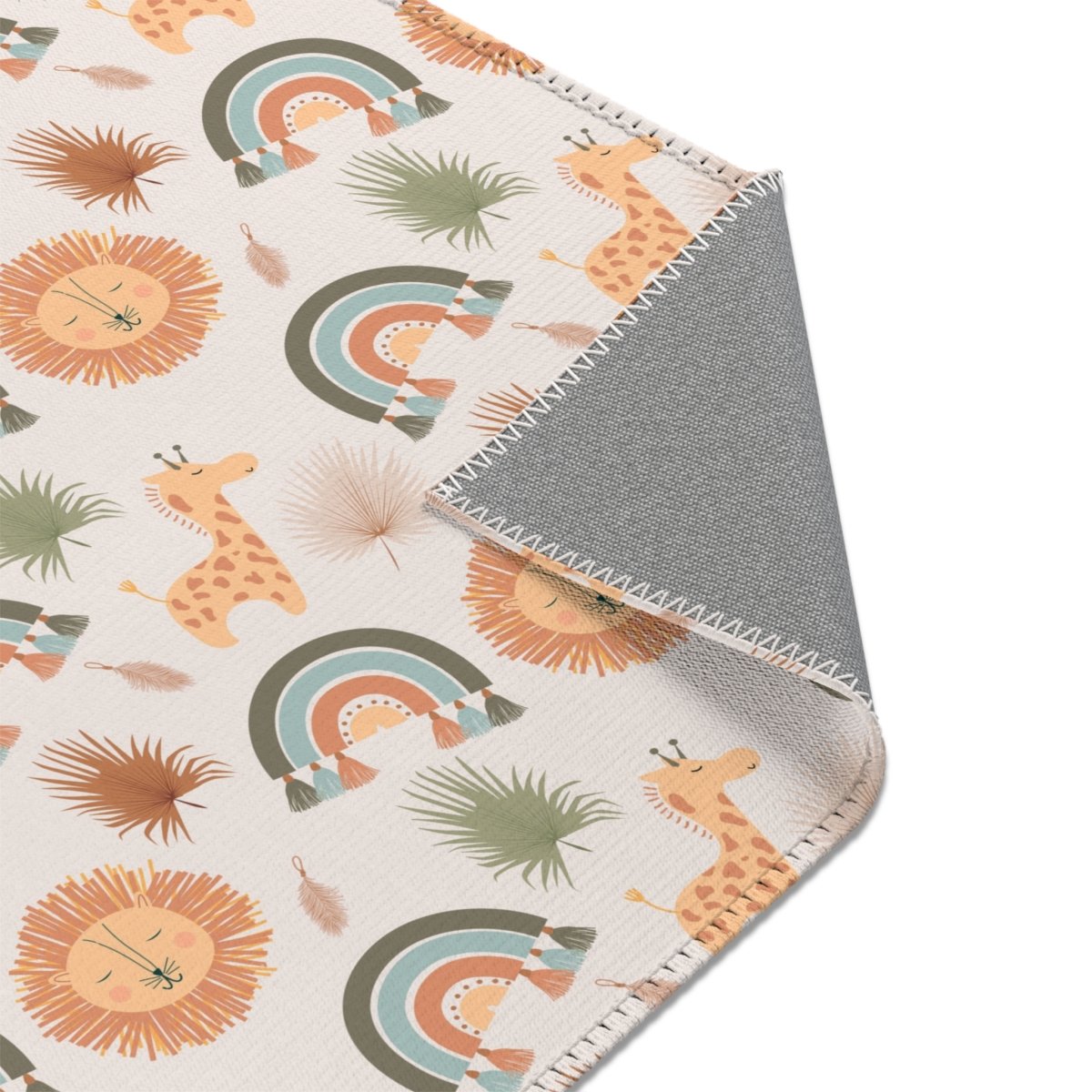 Boho Jungle Nursery Rug - Boho Jungle, gender_boy, gender_neutral