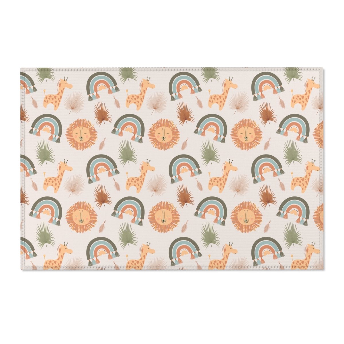 Boho Jungle Nursery Rug - Boho Jungle, gender_boy, gender_neutral