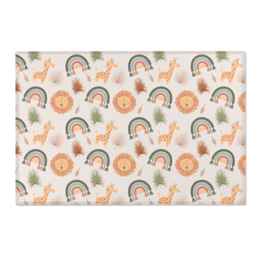 Boho Jungle Nursery Rug - Boho Jungle, gender_boy, gender_neutral