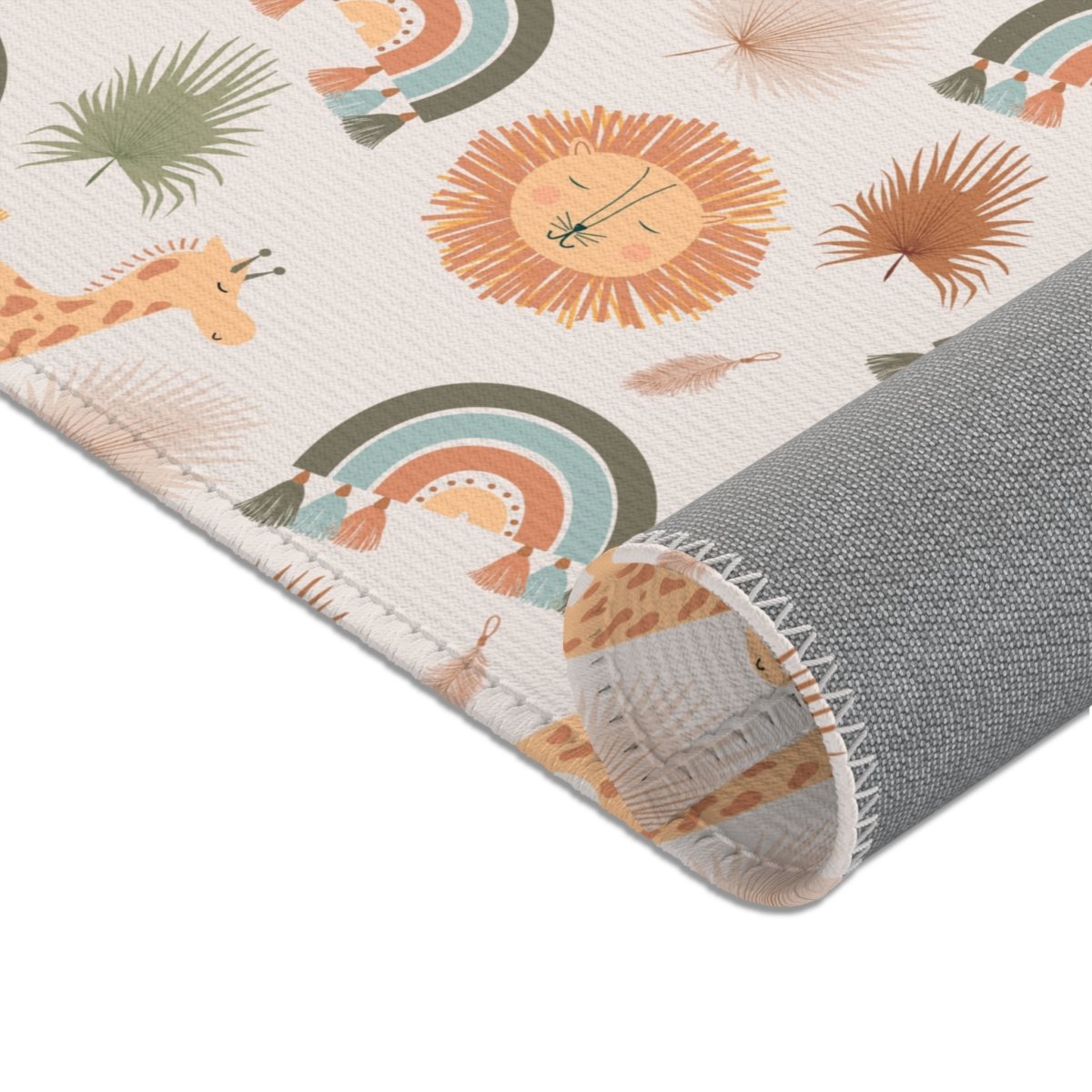Boho Jungle Nursery Rug - Boho Jungle, gender_boy, gender_neutral