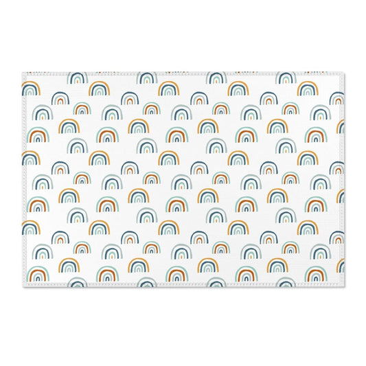 Boho Rainbow Nursery Rug - Boho Rainbow, gender_boy, gender_neutral