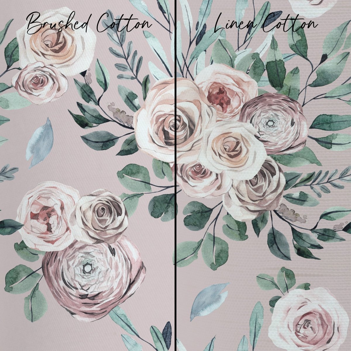 Boho Rose Curtain Panel - Boho Rose, gender_girl, Theme_Boho