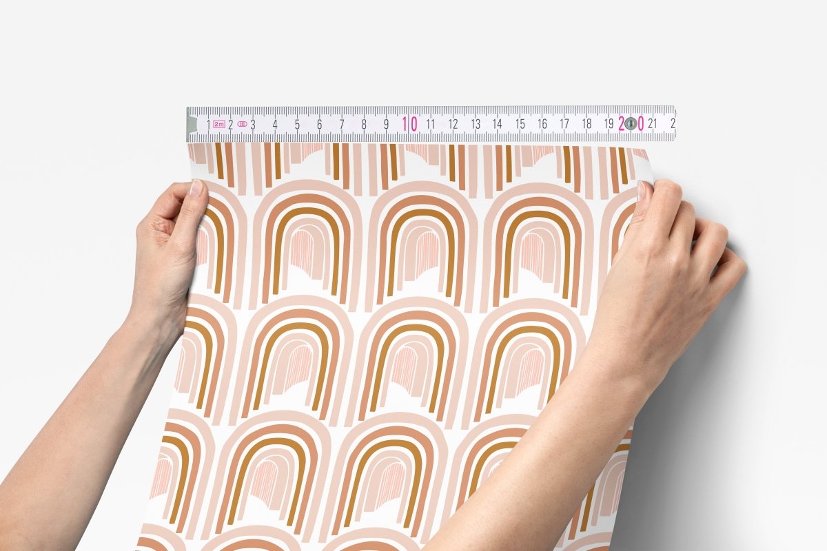 Boho Sunset Arches Peel & Stick Wallpaper - Boho Sunset, gender_girl, Theme_Boho