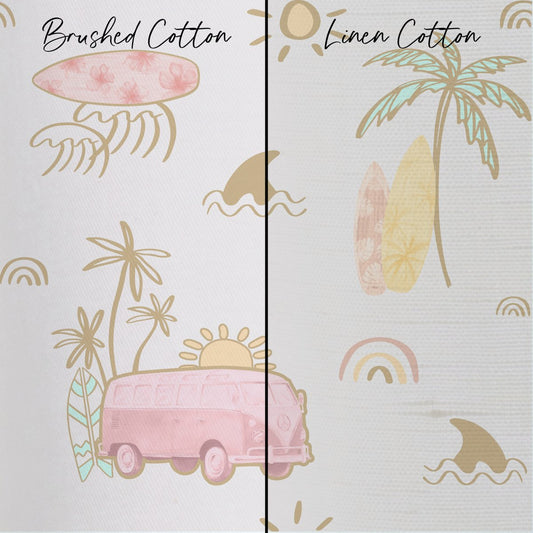 Boho Surfer Girl Curtain Panel - Boho Surfer Girl, gender_girl, Theme_Boho