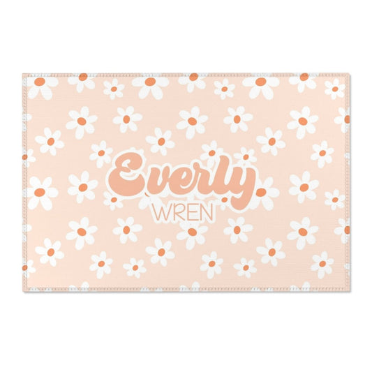Daisy Personalized Nursery Rug - Daisy, gender_girl, text