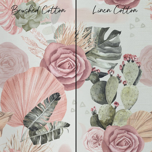 Desert Rose Curtain Panel - Desert Rose, gender_girl, Theme_Boho