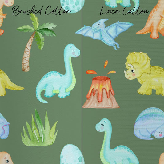 Dino Boy Curtain Panel - Dino Boy, gender_boy, Theme_Dinosaur