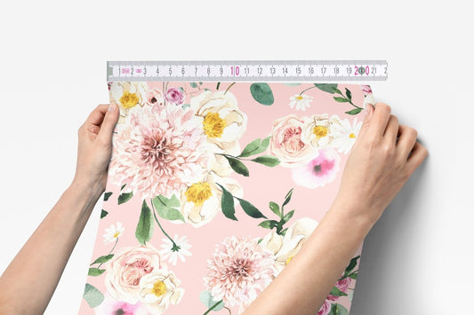 Farm Floral Peel & Stick Wallpaper - Farm Floral, gender_girl, Theme_Farm