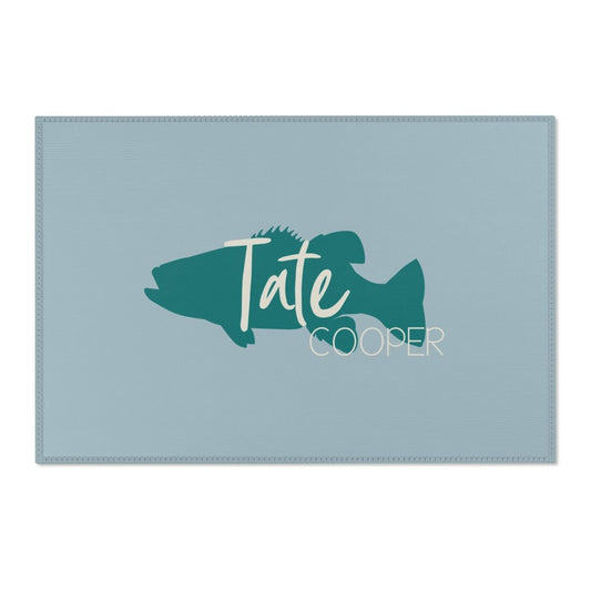 Fishing Time Personalized Nursery Rug - Fishing Time, gender_boy, text