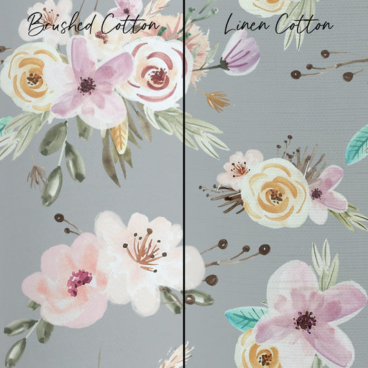 Floral Woodlands Curtain Panel - Floral Woodlands, gender_girl, Theme_Floral