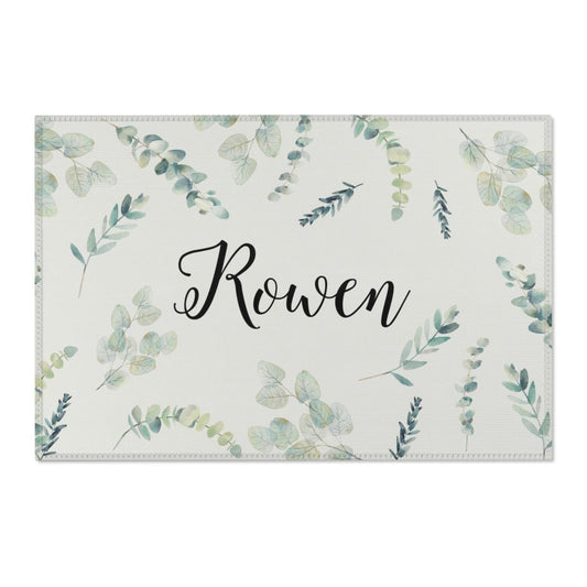 Going Green Personalized Nursery Rug - gender_boy, gender_girl, gender_neutral