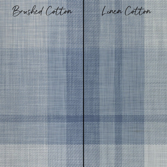 Gone Fishing Plaid Curtain Panel - gender_boy, Gone Fishing, Theme_Ocean