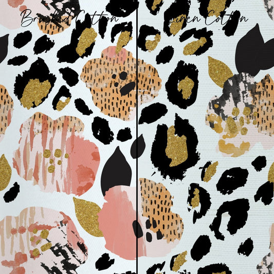 Leopard Love Floral Curtain Panel - gender_girl, Leopard Love, Theme_Floral