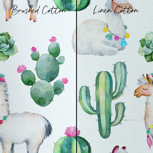 Llama Love Curtain Panel - gender_girl, Llama Love, Theme_Southwestern