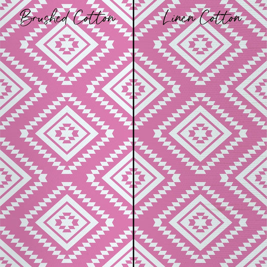 Llama Love Pink Aztec Curtain Panel - gender_girl, Llama Love, Theme_Southwestern