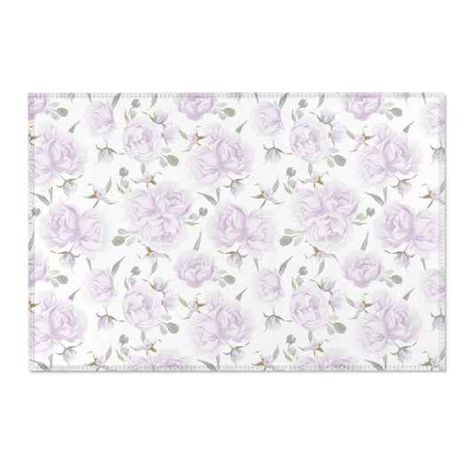 Lovely Lavender Nursery Rug - gender_girl, Lovely Lavender, Theme_Floral