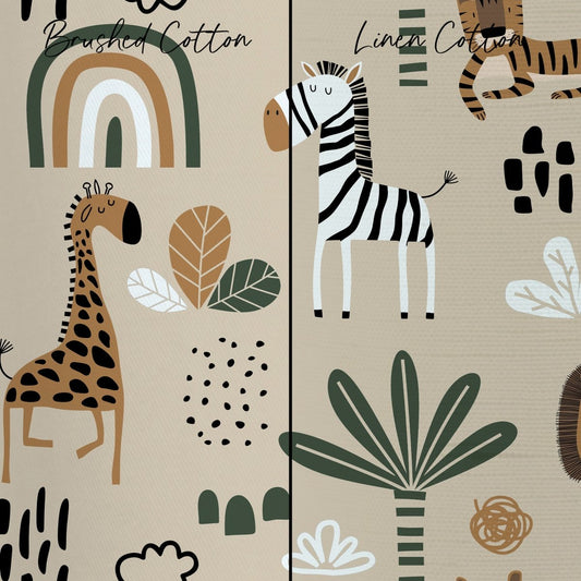 Mod Safari Curtain Panel - gender_boy, Mod Safari, Theme_Jungle