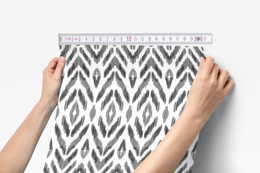 Modern Jungle Ikat Peel & Stick Wallpaper - gender_boy, gender_neutral, Modern Jungle