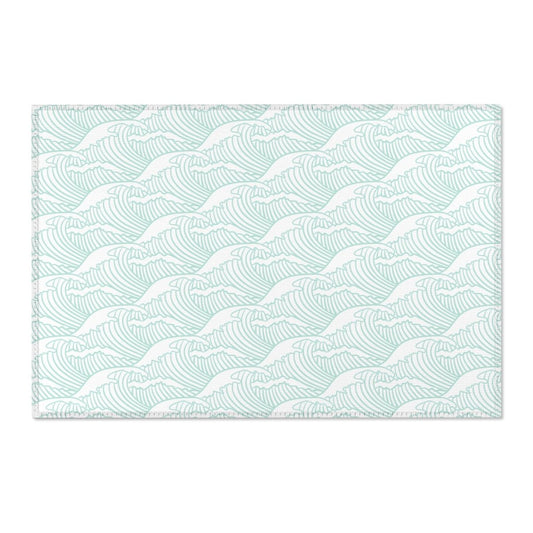 Ocean Waves Nursery Rug - Boho Surfer, gender_boy, gender_neutral