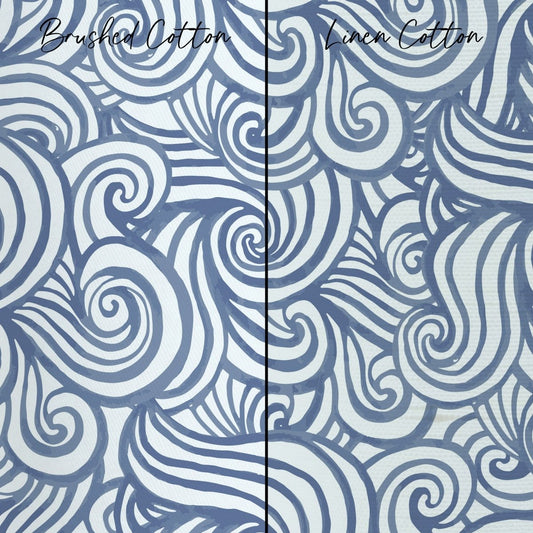 Oh Whale! Wave Curtain Panel - gender_boy, gender_neutral, Oh Whale!