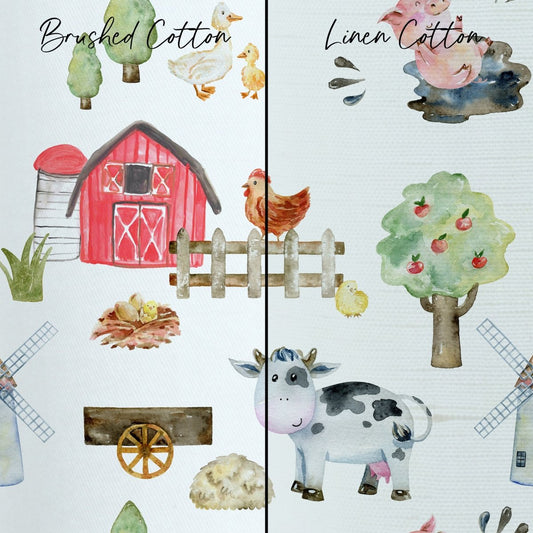 On the Farm Curtain Panel - gender_boy, gender_neutral, On the Farm