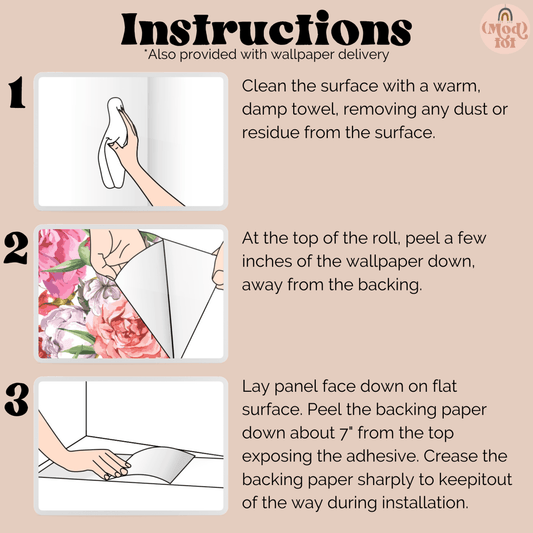 Orange Blossom Peel & Stick Wallpaper - gender_girl, Orange Blossom, Theme_Floral