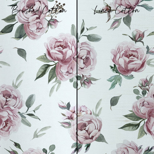 Peony Floral Curtain Panel - Floral Elephant, gender_girl, Theme_Floral