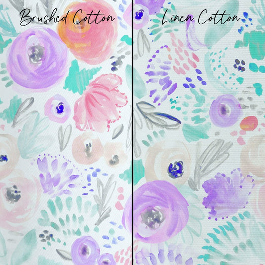 Purple Blooms Curtain Panel - gender_girl, Purple Blooms, Theme_Floral