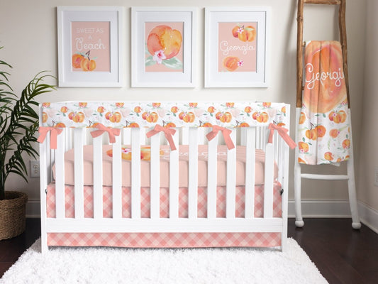 Sweet Georgia Peach Personalized Nursery Art - gender_girl, Sweet Georgia Peach, text
