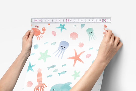 Under the Sea Peel & Stick Wallpaper - gender_boy, gender_girl, gender_neutral