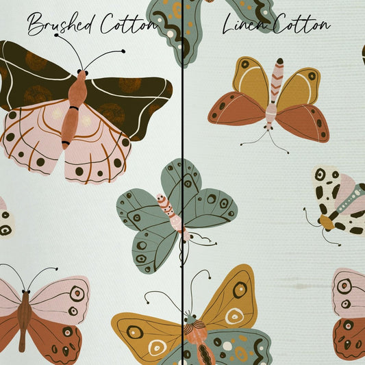 Vintage Butterfly Curtain Panel - gender_girl, Theme_Butterfly, Vintage Butterfly