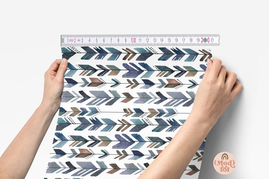 Woodland Friends Arrow Peel & Stick Wallpaper - gender_boy, Theme_Woodland, Woodland Friends