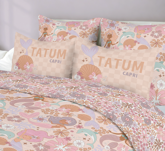 Boho Mermaids | Kids Bedding Set