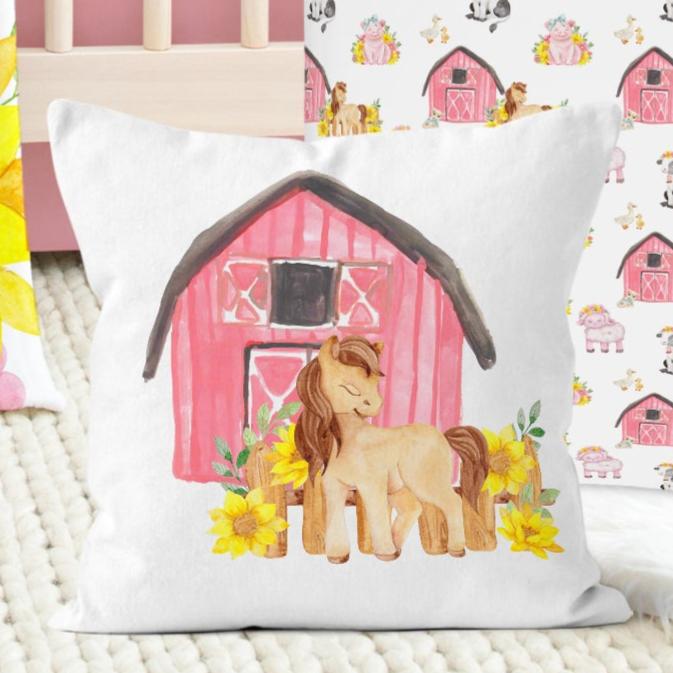 Farm Girl Kids Bedding Set (Comforter or Duvet Cover)