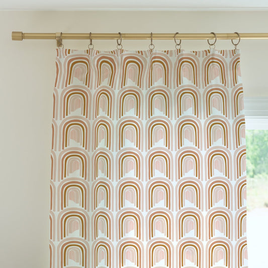 Boho Sunset Arches Curtain Panel - Boho Sunset, gender_girl, Theme_Boho