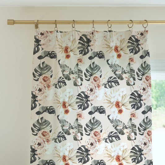 Boho Tropics Curtain Panel - Boho Tropics, gender_girl, Theme_Boho