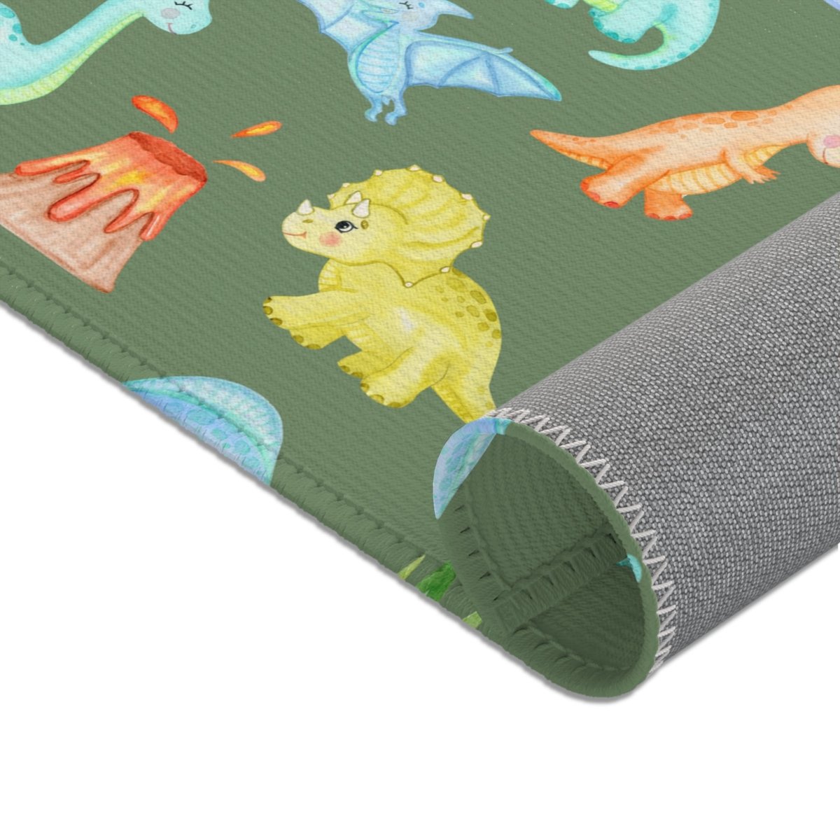 Dino Boy Nursery Rug - Dino Boy, gender_boy, Theme_Dinosaur