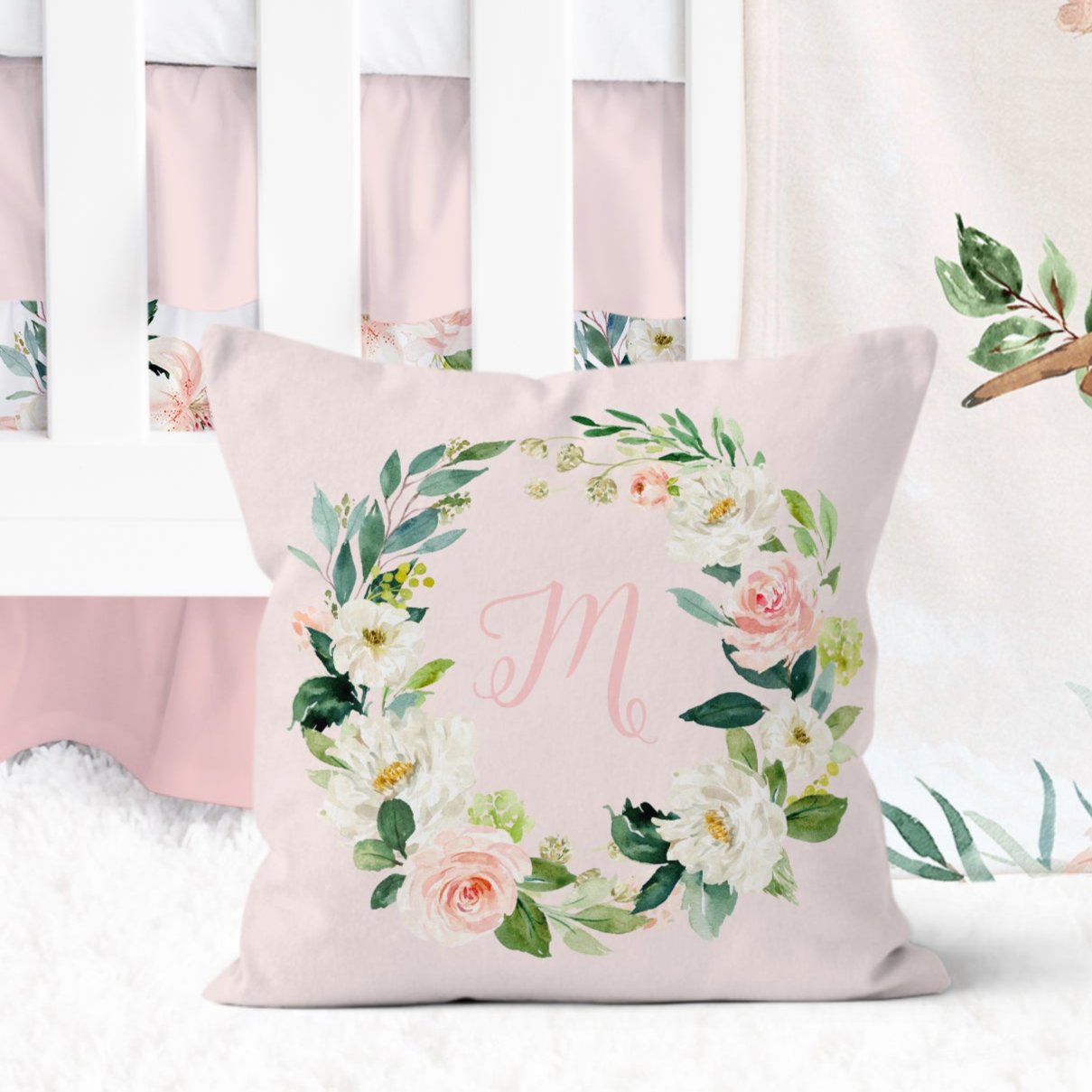 Woodland Meadows Personalized Fairy Kids Bedding Set (Comforter or Duvet Cover)