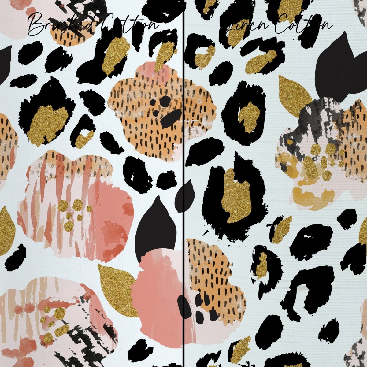 Leopard Love Floral Curtain Panel - gender_girl, Leopard Love, Theme_Floral
