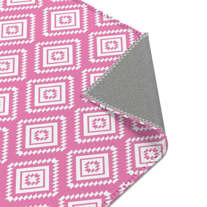 Llama Love Pink Aztec Nursery Rug - gender_girl, Llama Love, Theme_Southwestern