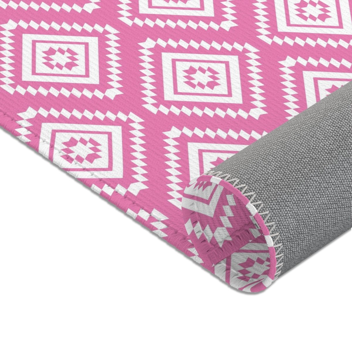 Llama Love Pink Aztec Nursery Rug - gender_girl, Llama Love, Theme_Southwestern