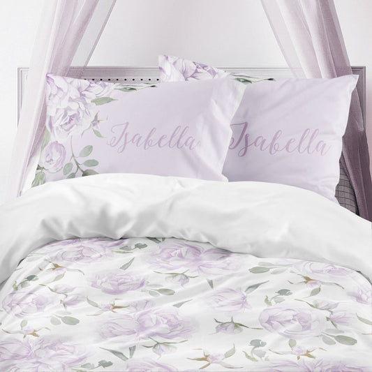 Lovely Lavender Kids Bedding Set (Comforter or Duvet Cover) - gender_girl, Lovely Lavender, text