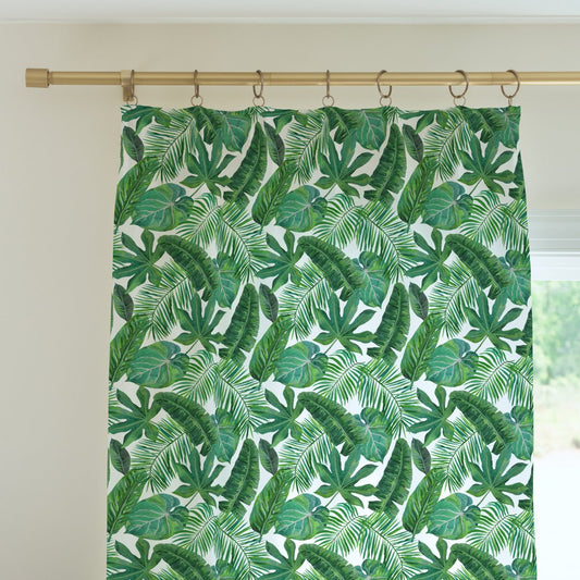 Modern Jungle Palm Curtain Panel - gender_boy, gender_neutral, Modern Jungle