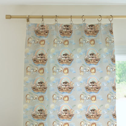 Noah's Ark Curtain Panel - gender_boy, Noah's Ark, Theme_Jungle