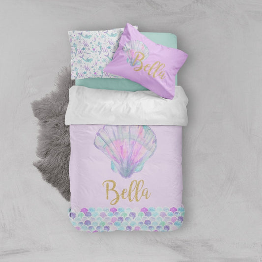 Jewel Mermaids Personalized Kids Bedding Set (Comforter or Duvet Cover) - gender_girl, Jewel Mermaid, Jewel Mermaids