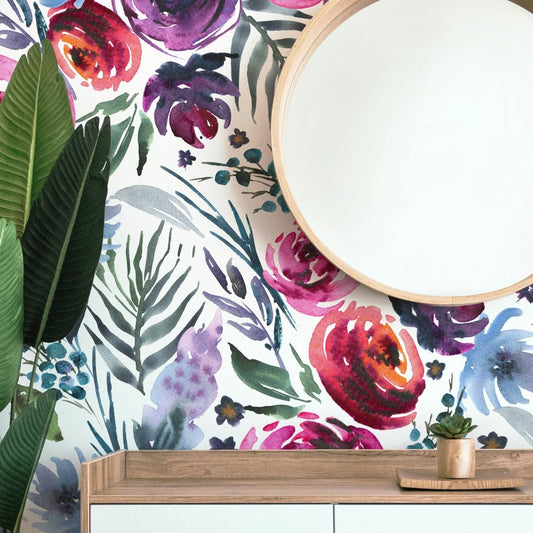 Sweet Woodlands Floral Peel & Stick Wallpaper - gender_girl, Sweet Woodlands, Theme_Floral